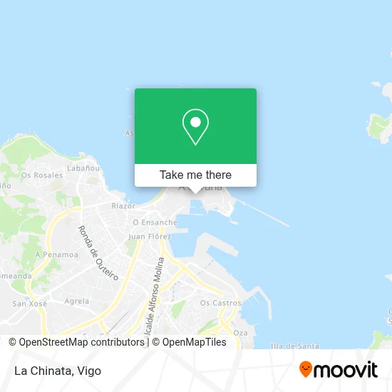 mapa La Chinata