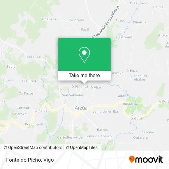Fonte do Picho map