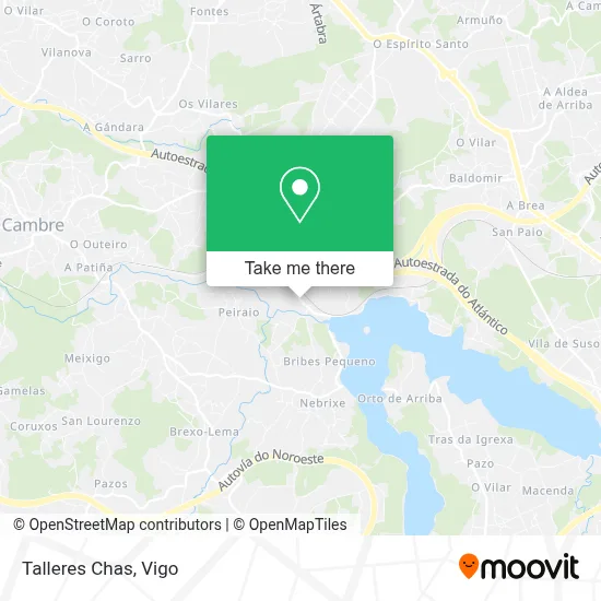 Talleres Chas map