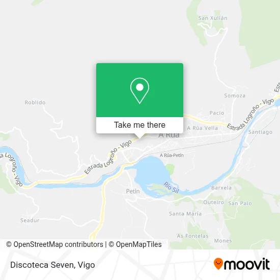 Discoteca Seven map