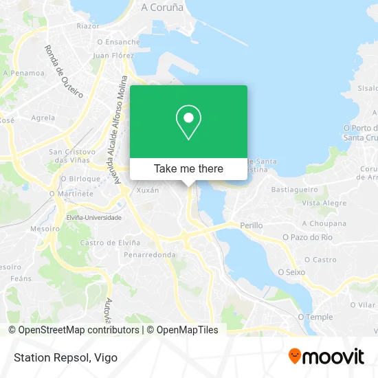 Station Repsol map