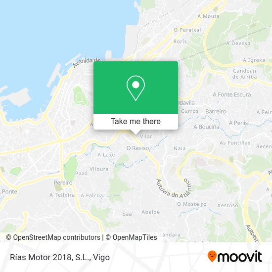 Rías Motor 2018, S.L. map