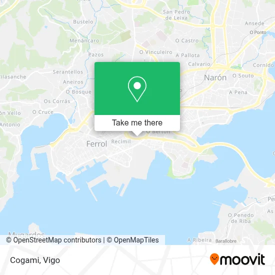 Cogami map