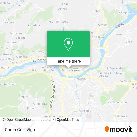 Coren Grill map