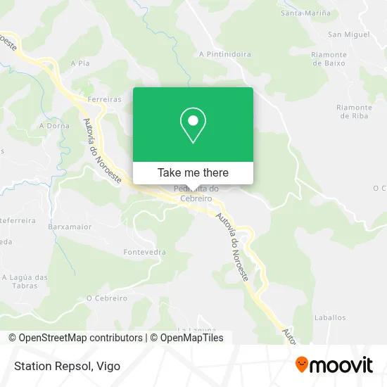 Station Repsol map