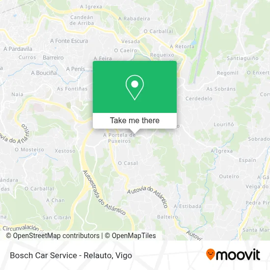 Bosch Car Service - Relauto map