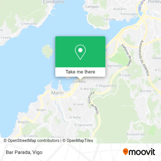 Bar Parada map