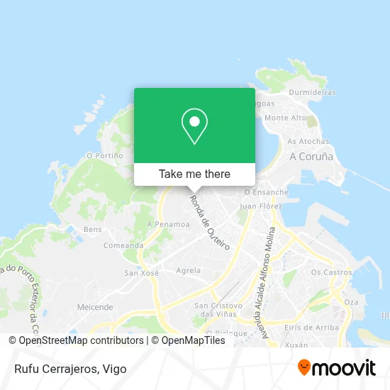 Rufu Cerrajeros map