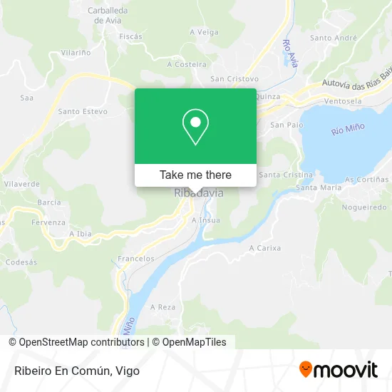 Ribeiro En Común map