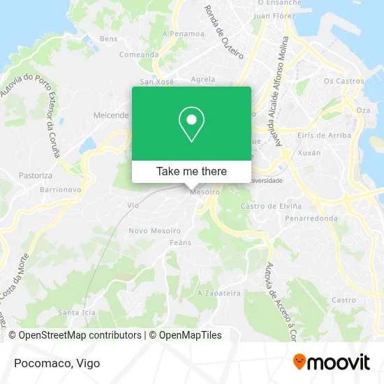 Pocomaco map