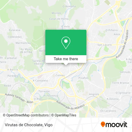 Virutas de Chocolate map