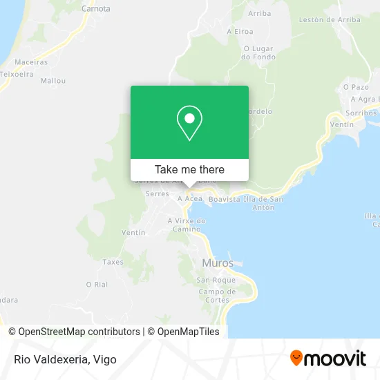Rio Valdexeria map