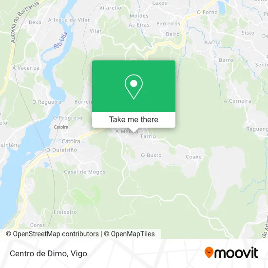 Centro de Dimo map