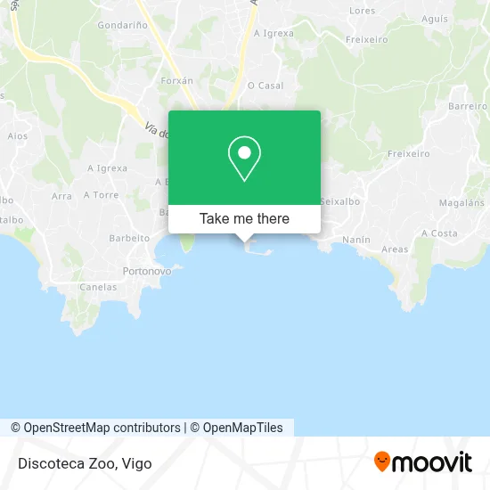 Discoteca Zoo map