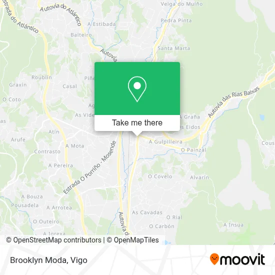 Brooklyn Moda map