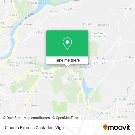 Claudio Express Castadon map