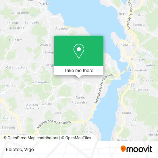 Ebiotec map