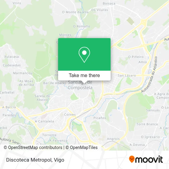 Discoteca Metropol map