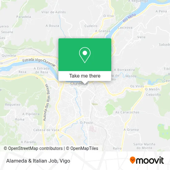 Alameda & Italian Job map