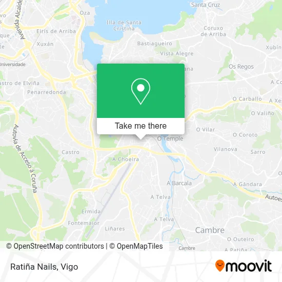 Ratiña Nails map