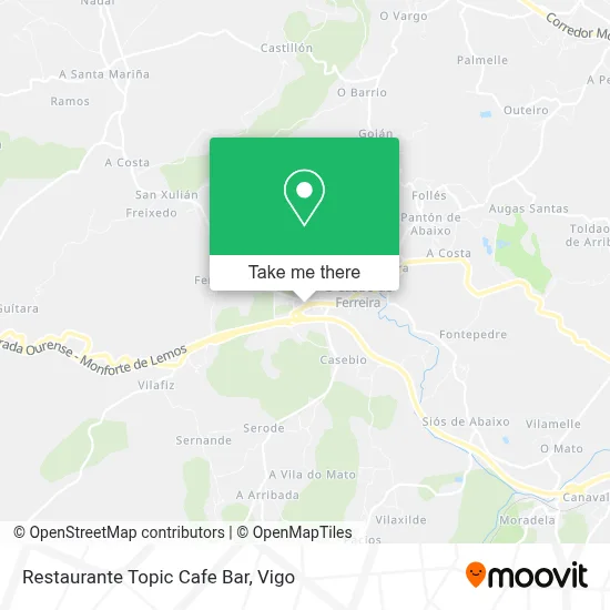 Restaurante Topic Cafe Bar map