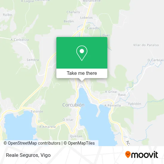 Reale Seguros map