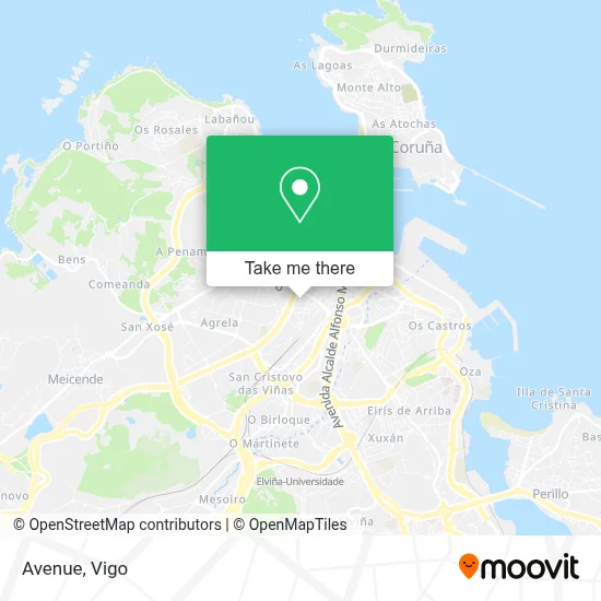 Avenida map