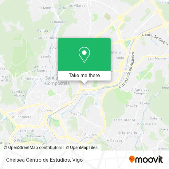 Chelsea Centro de Estudios map