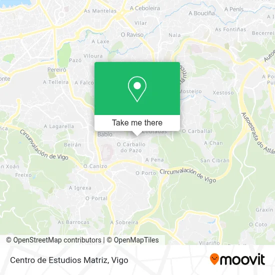 Centro de Estudios Matriz map