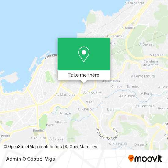 Admin O Castro map