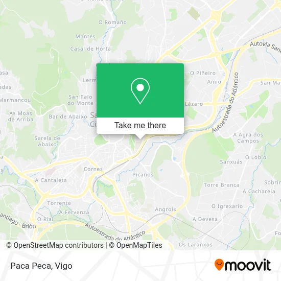 Paca Peca map