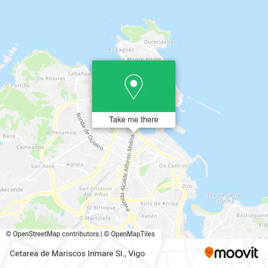 Cetarea de Mariscos Inmare Sl. map