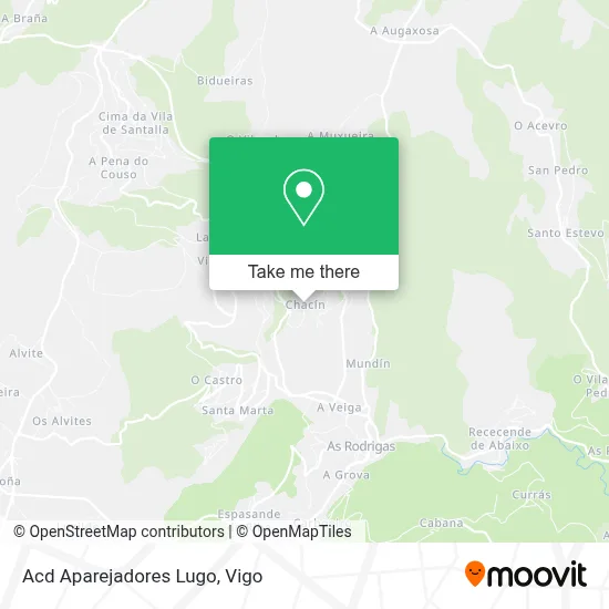 Acd Aparejadores Lugo map