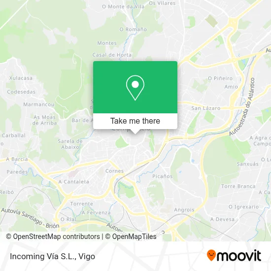 Incoming Vía S.L. map