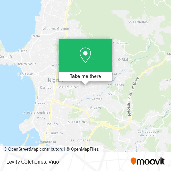 Levity Colchones map