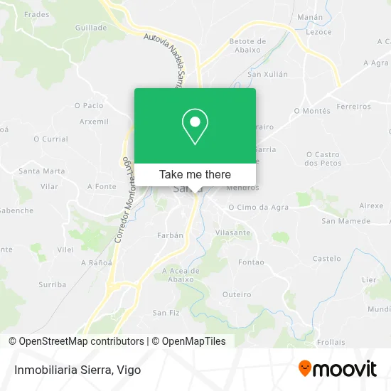 Inmobiliaria Sierra map