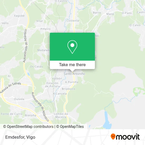 Emdesfor map