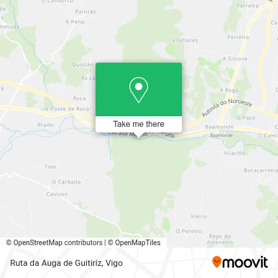 Ruta da Auga de Guitiriz map