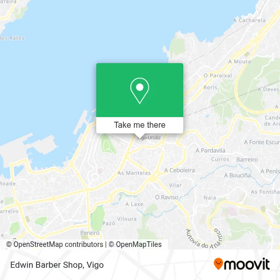 Edwin Barber Shop map