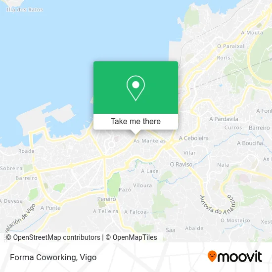 Forma Coworking map