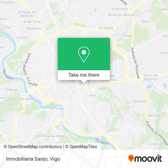 Inmobiliaria Sanjo map