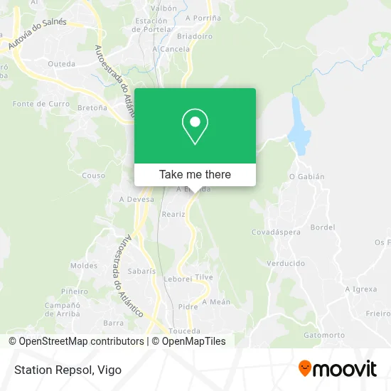 Station Repsol map