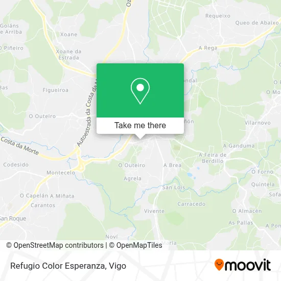 Refugio Color Esperanza map