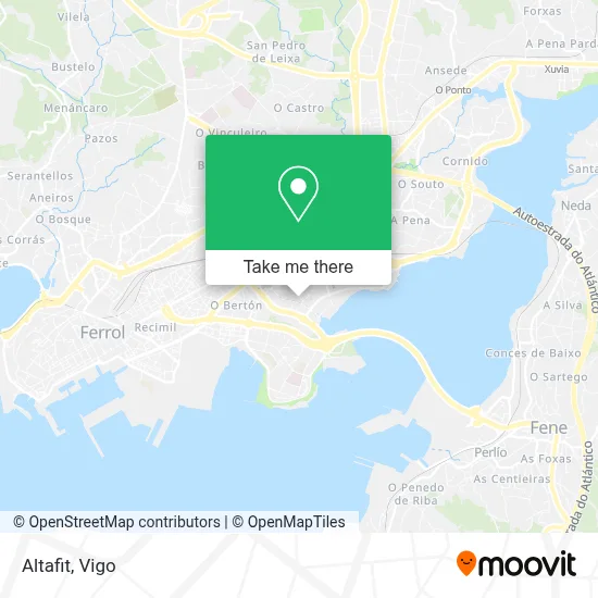 Altafit map