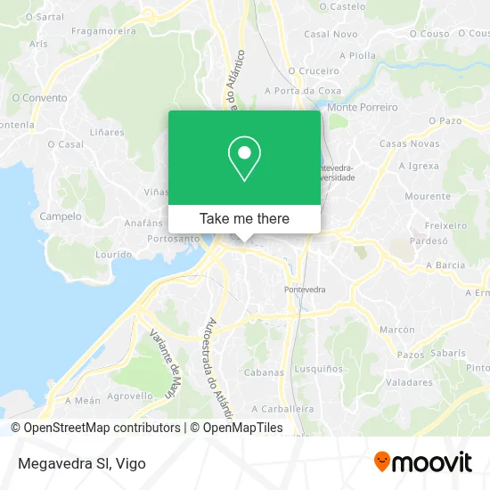 Megavedra Sl map