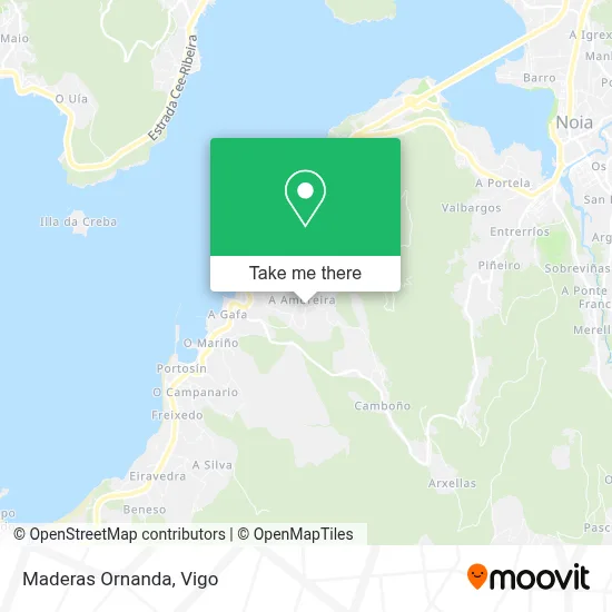 Maderas Ornanda map