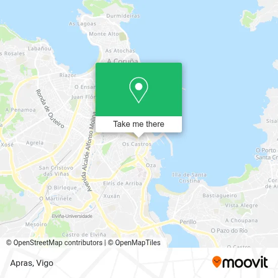 Apras map