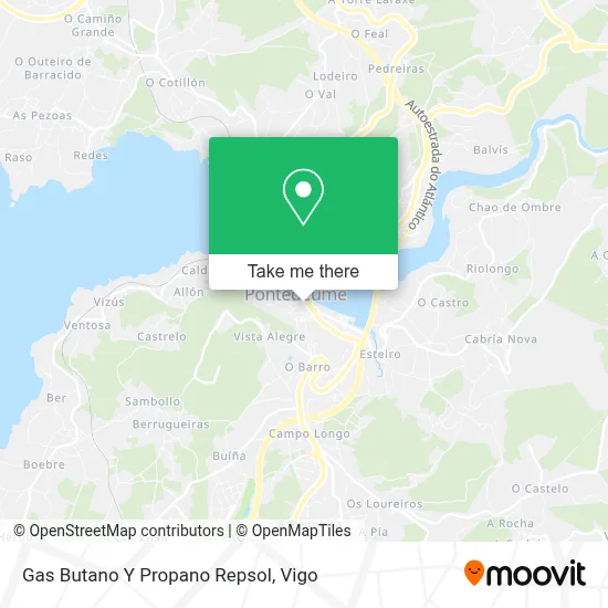 Gas Butano Y Propano Repsol map
