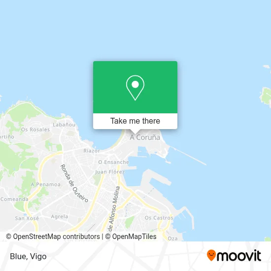 Blue map