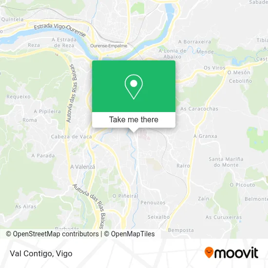 Val Contigo map